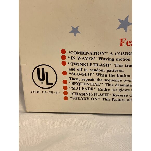 Vtg Trim A Home 150 Magic Lights Show Super Bright 8 Electronic Functions - Picture 5 of 16